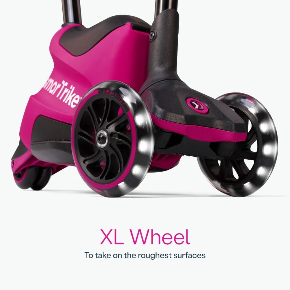 Trotineta 3 in 1, Smart Trike Xtend, Ride-On, Pink