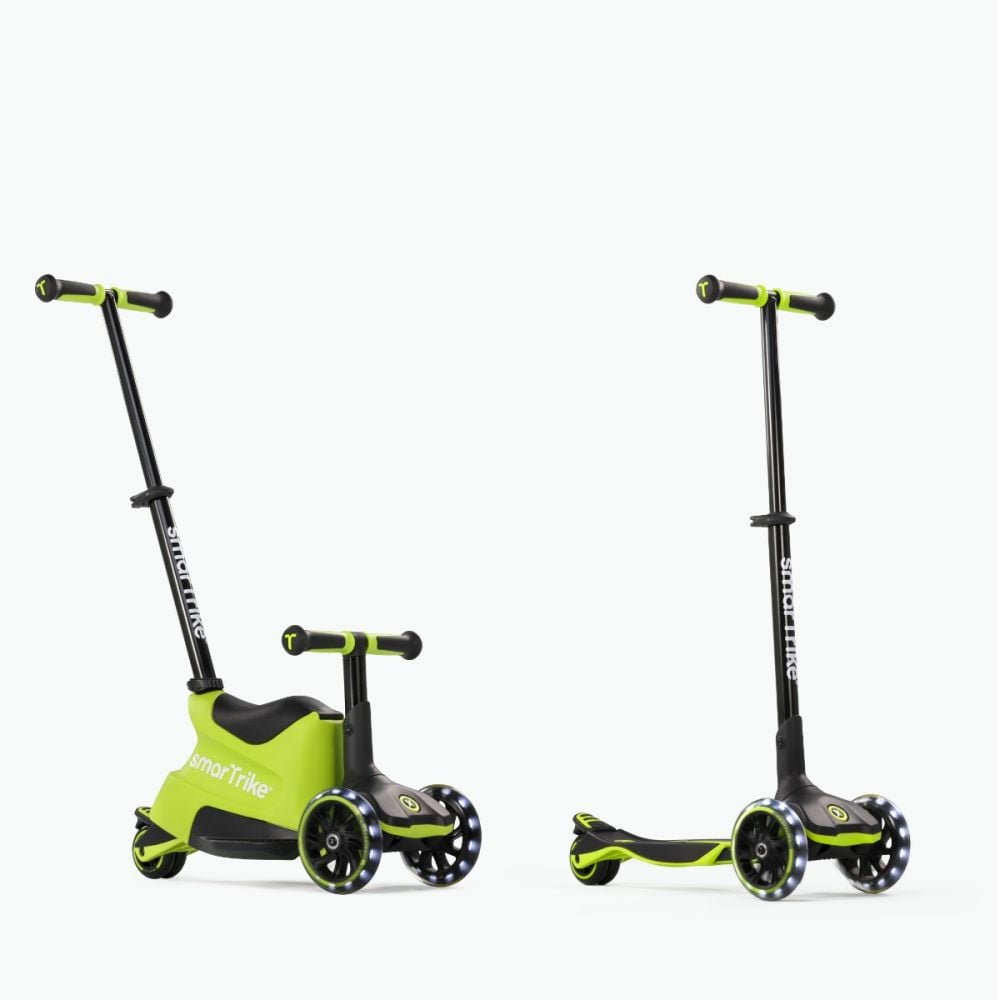 Trotineta 3 in 1, Smart Trike Xtend, Ride-On, Lime