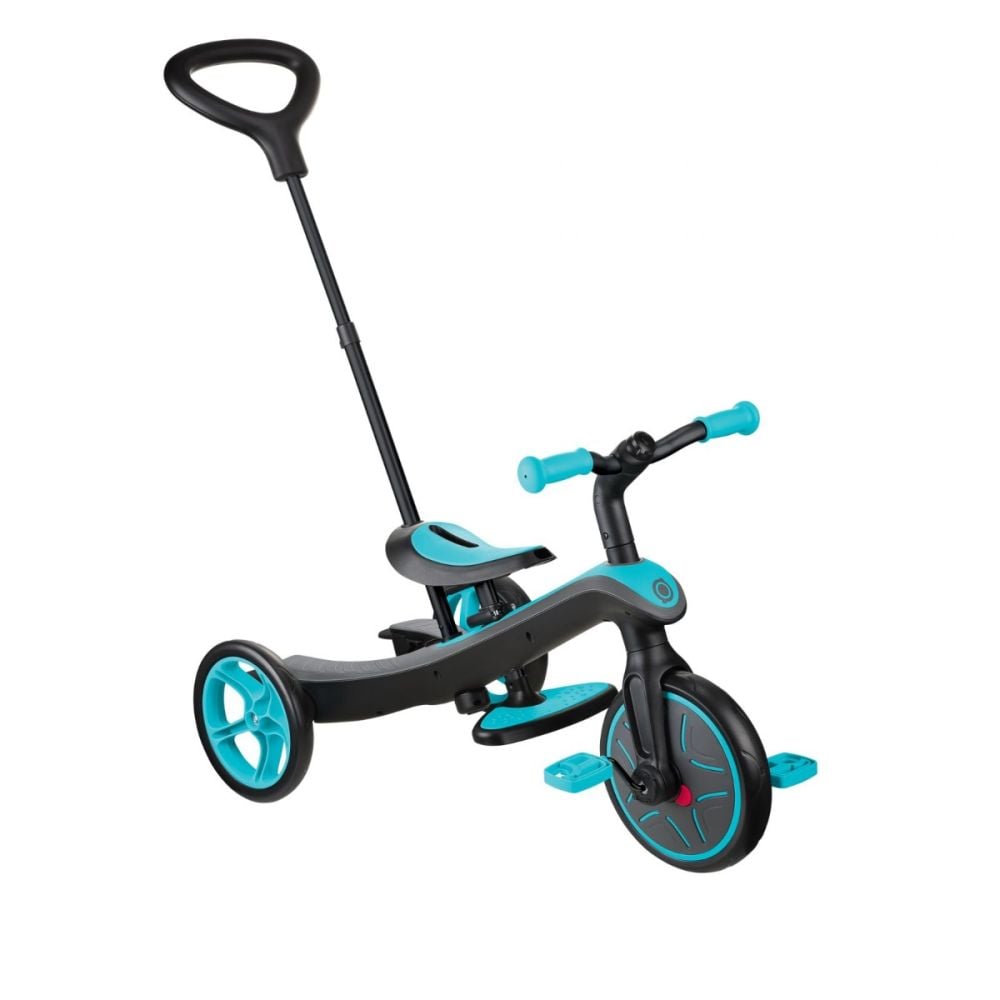 Tricicleta Globber Explorer, 4 in 1, Turcoaz