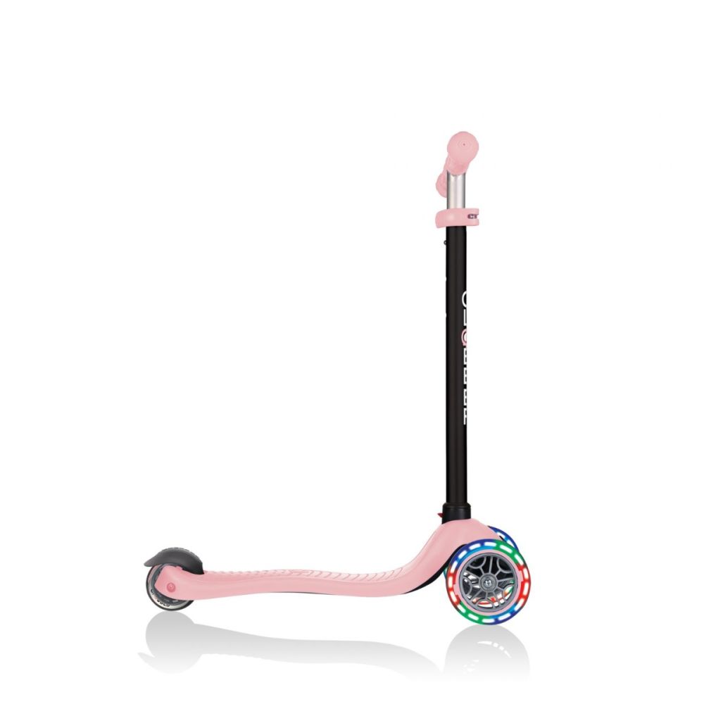 Trotineta Globber Go-Up Sporty, 3 in 1, cu lumini, Roz