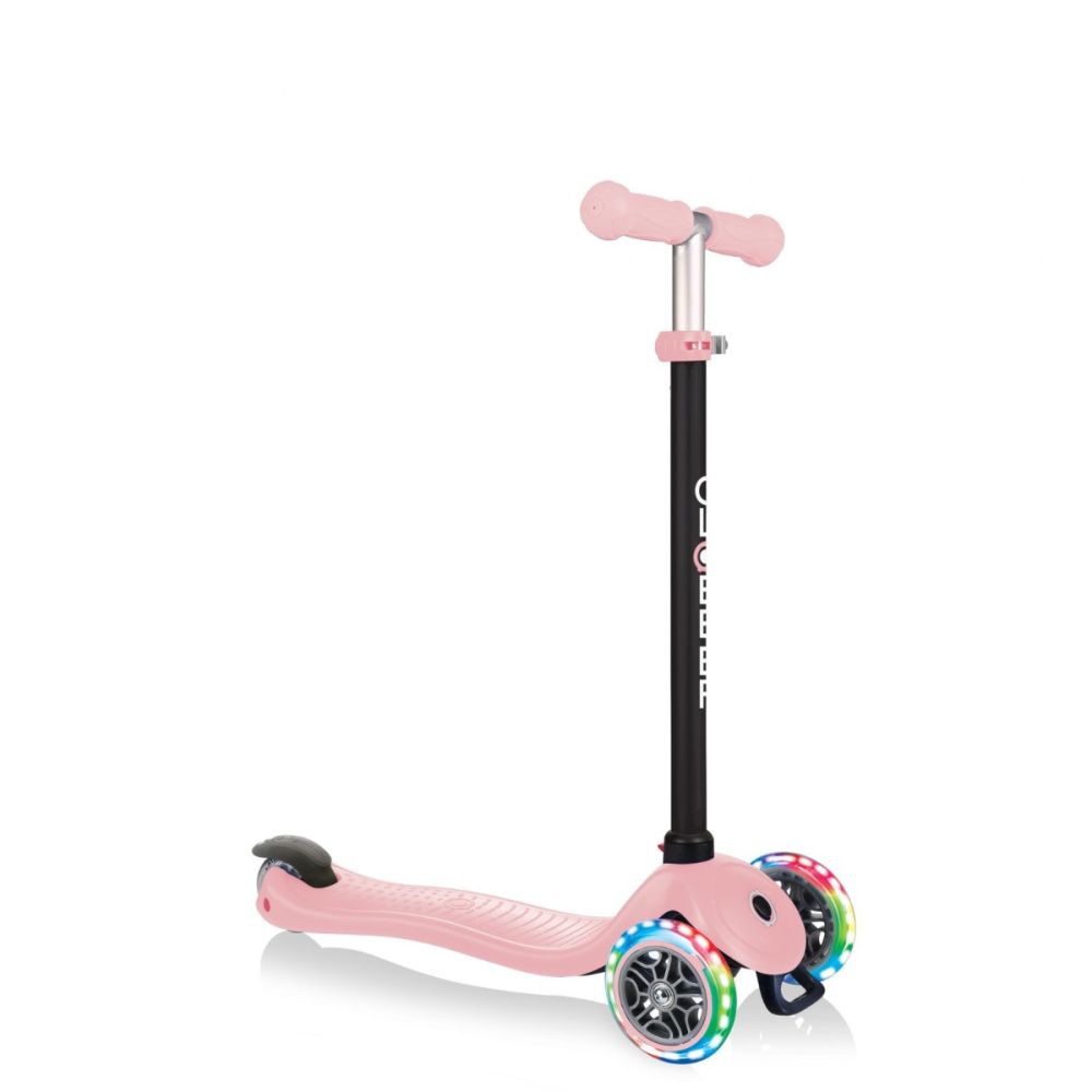 Trotineta Globber Go-Up Sporty, 3 in 1, cu lumini, Roz