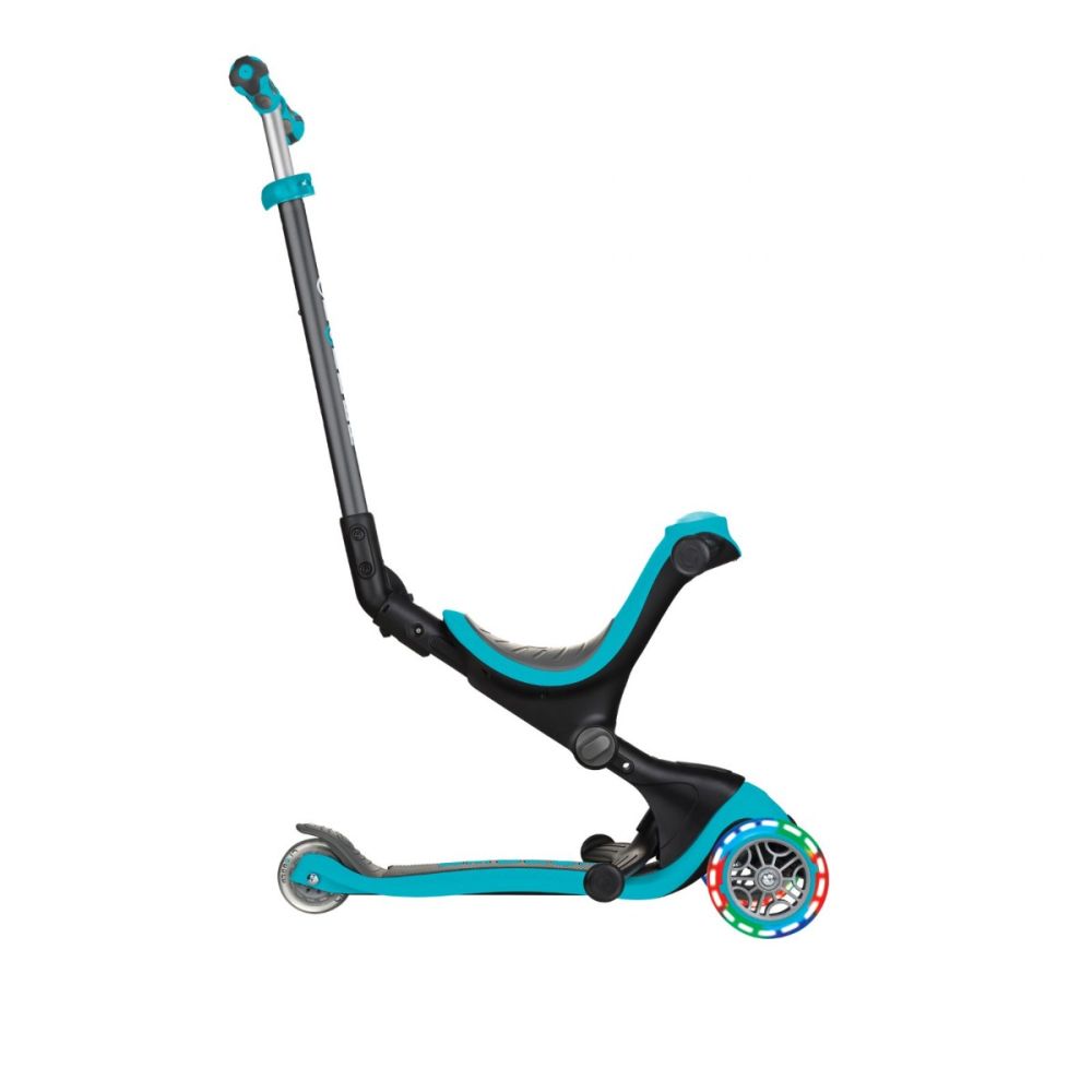 Trotineta Globber Go-Up, 4 in 1, Deluxe Lights, Turcoaz