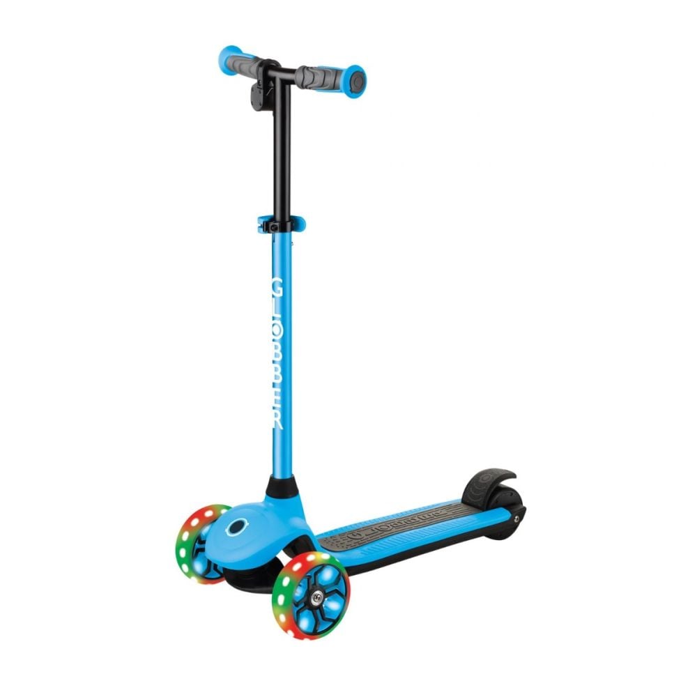Trotineta Globber E-Motion 4, autonomie 8-10 km, Albastru