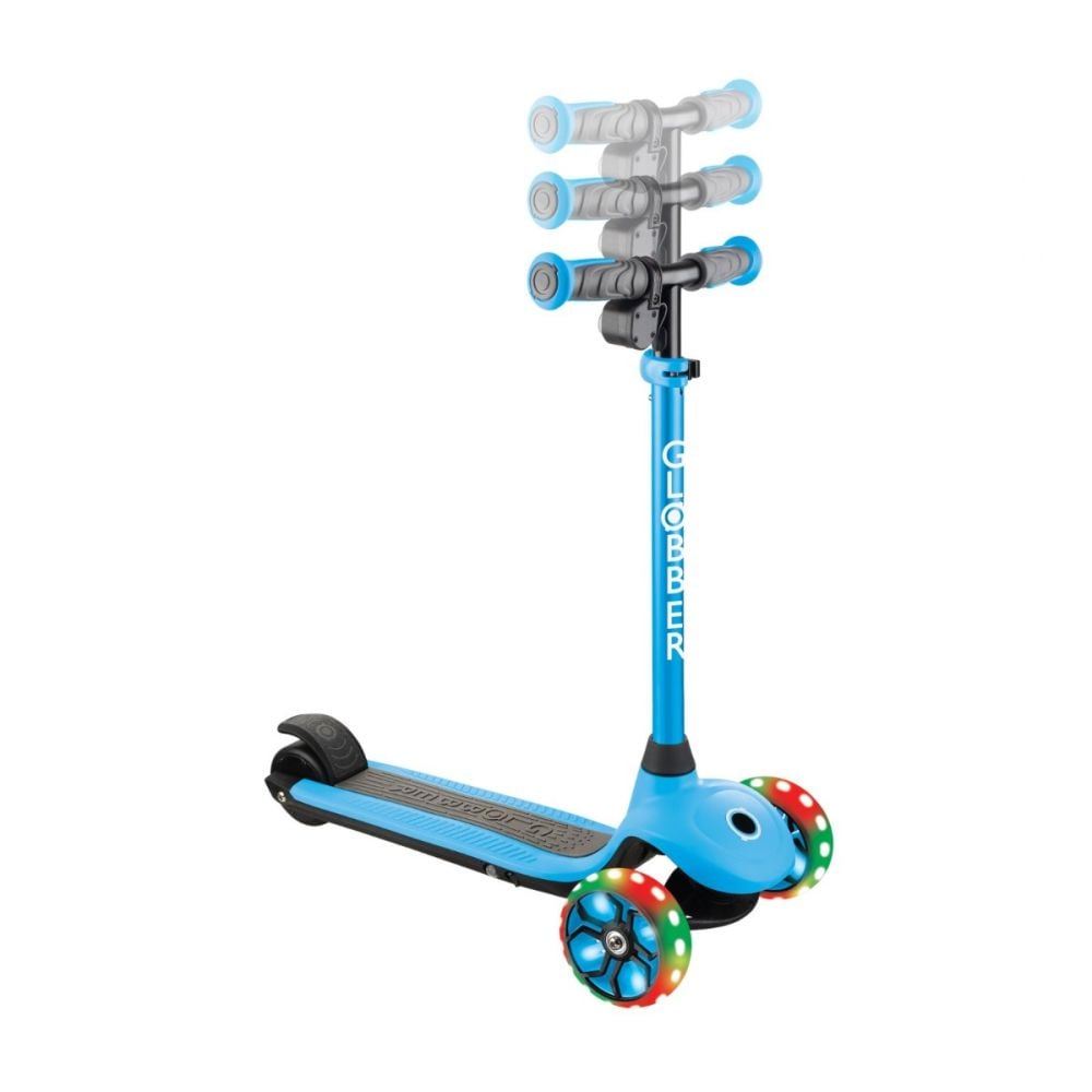 Trotineta Globber E-Motion 4, autonomie 8-10 km, Albastru