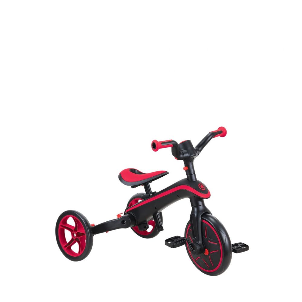 Tricicleta Globber Explorer, 4 In 1, pliabila, Rosu