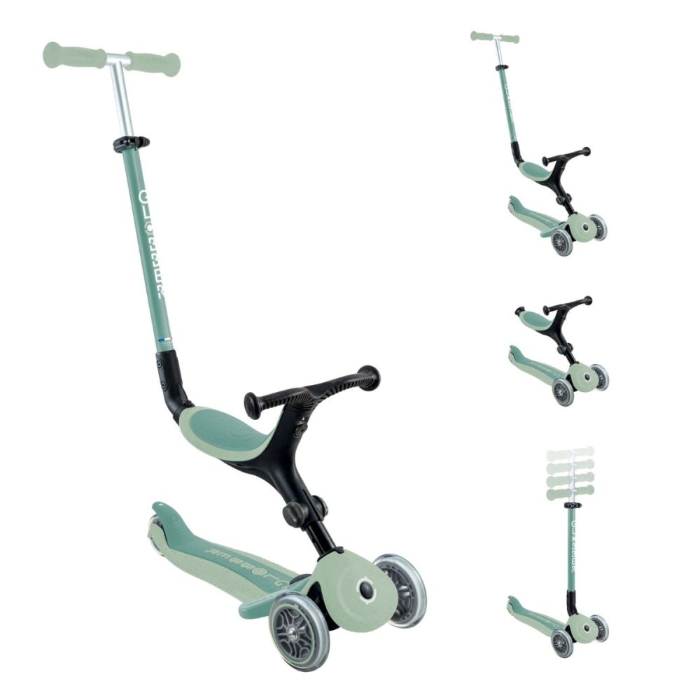 Trotineta Globber Go-Up, 4 in 1, Active Ecologic, Verde