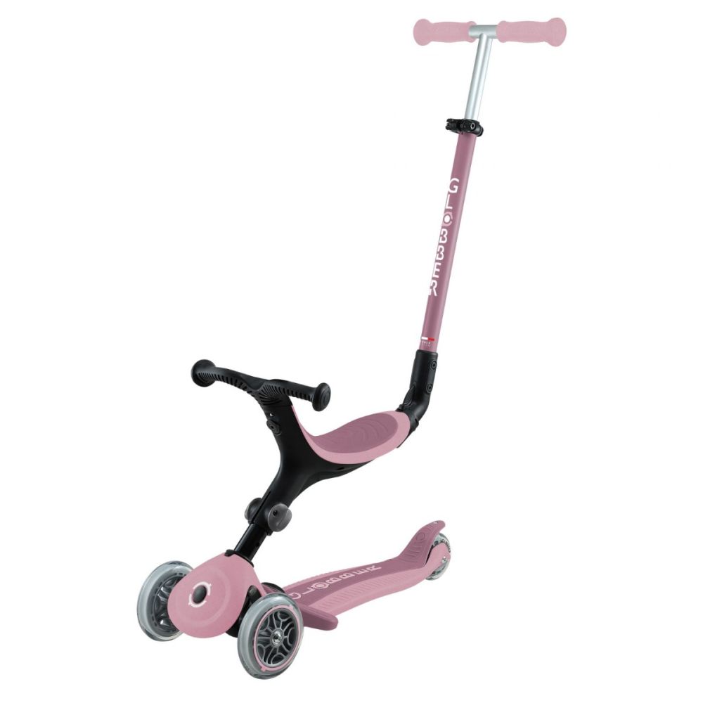 Trotineta Globber Go-Up, 4 in 1, Active Ecologic Roz