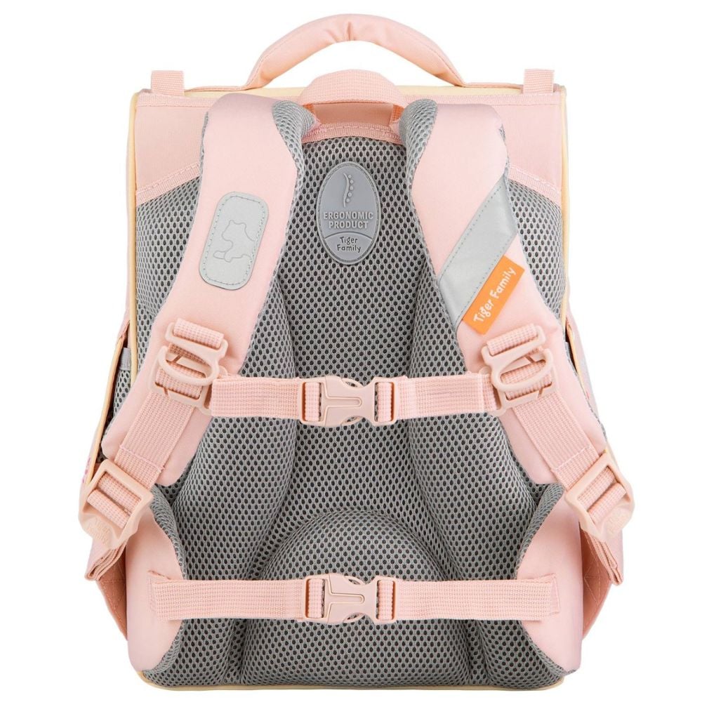 Ghiozdan neechipat, Tiger Family, Nature Quest Pro 2S, Bows and Bunny