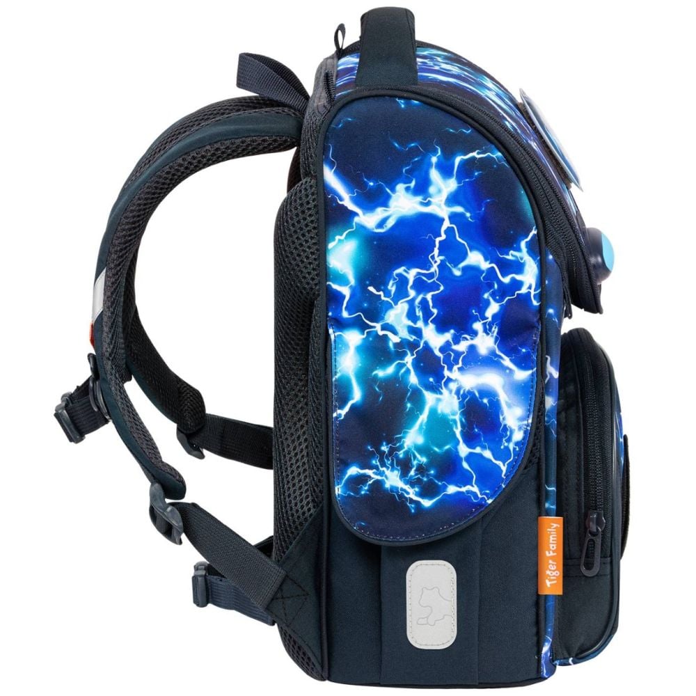 Ghiozdan neechipat, Tiger Family, Nature Quest Pro 2S, Lightning Strike, Go Green