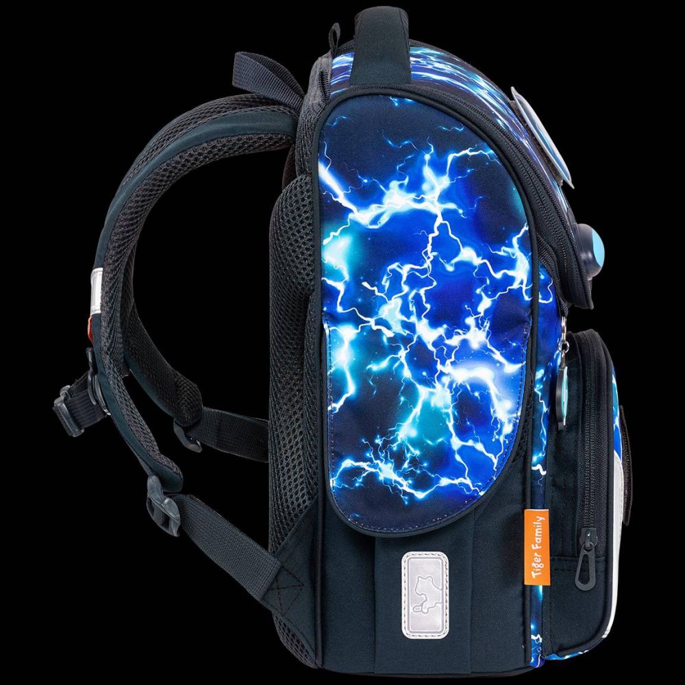 Ghiozdan neechipat, Tiger Family, Nature Quest Pro 2S, Lightning Strike, Go Green