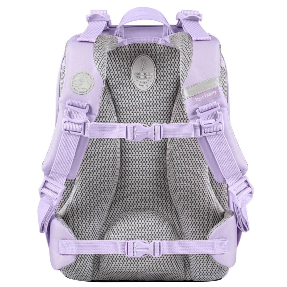Ghiozdan neechipat, Tiger Family, Jazzy Flex, Lilac Color Pop, Special Edition