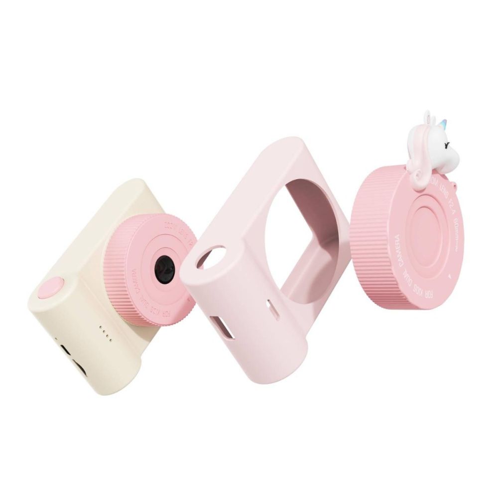 Aparat foto video digital, cu ecran tactic si camera selfie, The Zoo Family Urban, Unicorn
