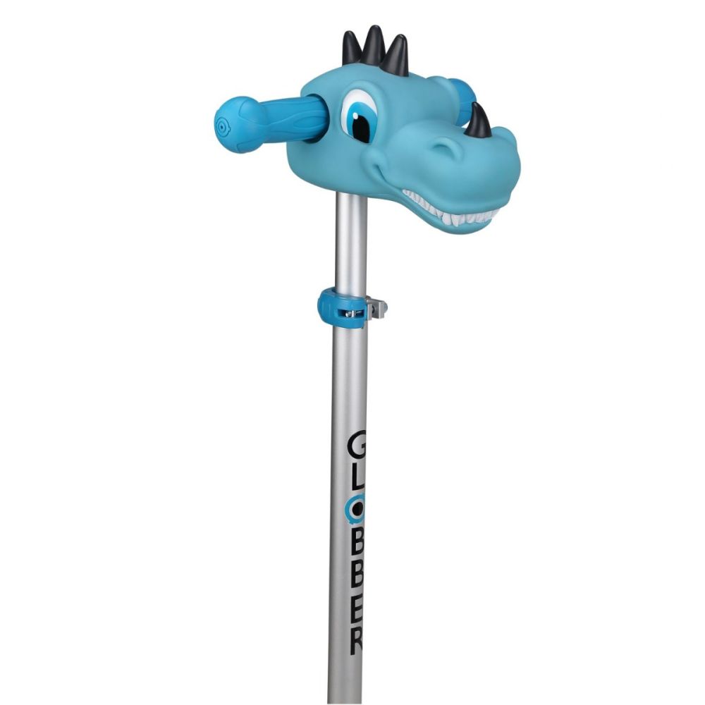 Accesoriu ghidon trotineta, Globber, Dino Albastru