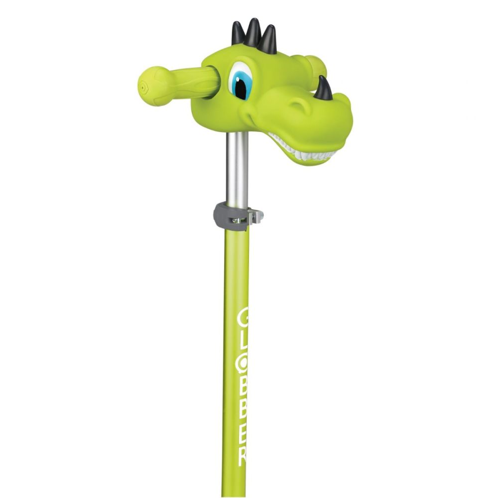Accesoriu ghidon trotineta, Globber, Dino Verde