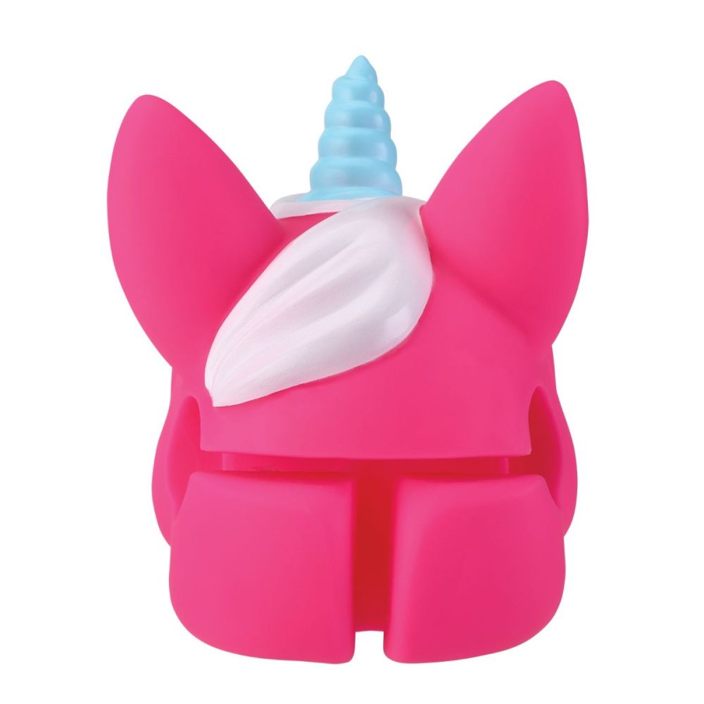 Accesoriu ghidon trotineta, Globber, Unicorn Roz
