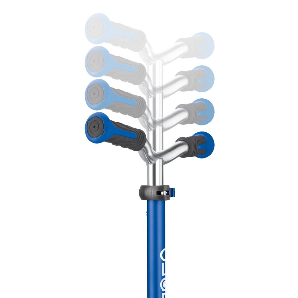 Trotineta pliabila, Globber, Elite Deluxe Lights, Albastru