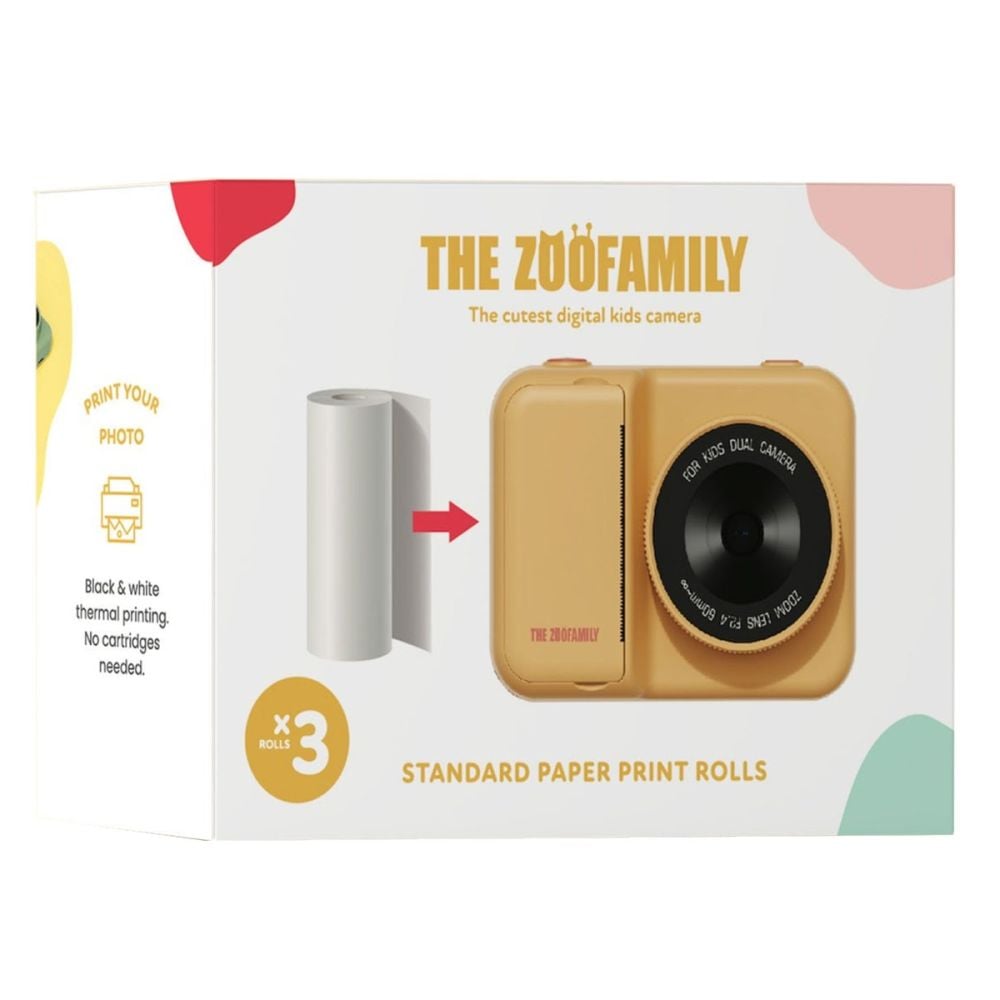 Set 3 role hartie pentru imprimare poze, The Zoo Family