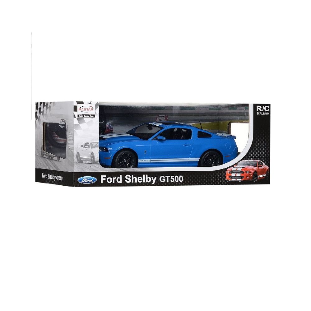 Masina cu telecomanda Rastar Ford Shelby GT 500, 1:14, Albastru