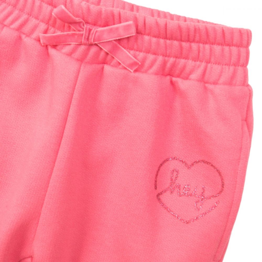 Pantaloni sport cu banda elastica Minoti roz 4Todjpant