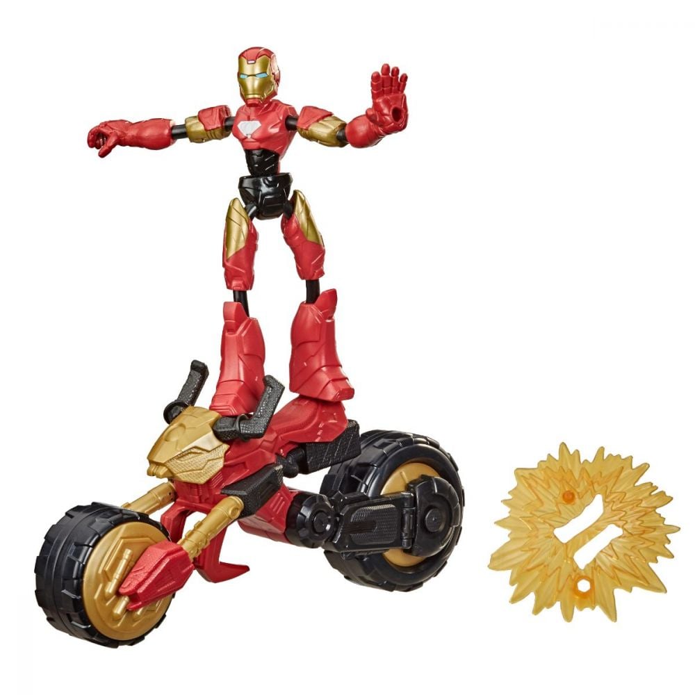 Figurina Marvel, Avengers, Bend And Flex Iron Man Flex Rider