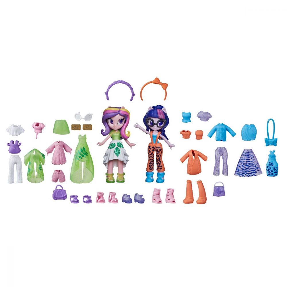 Set Figurine, My Little Pony Equestria Girls, Twilight Sparkle Si Princess Cadance