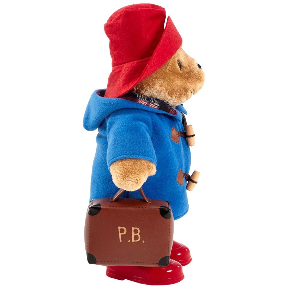 Jucarie de plus, Rainbow Designs, Ursuletul Paddington cu valiza si cizme, 30 cm