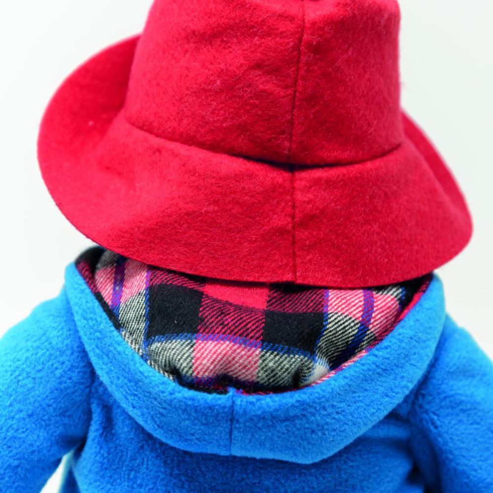Jucarie de plus, Rainbow Designs, Ursuletul Paddington cu valiza si cizme, 30 cm