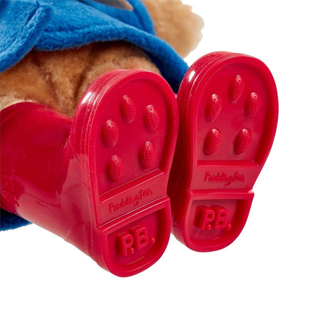 Jucarie de plus, Rainbow Designs, Ursuletul Paddington cu valiza si cizme, 30 cm