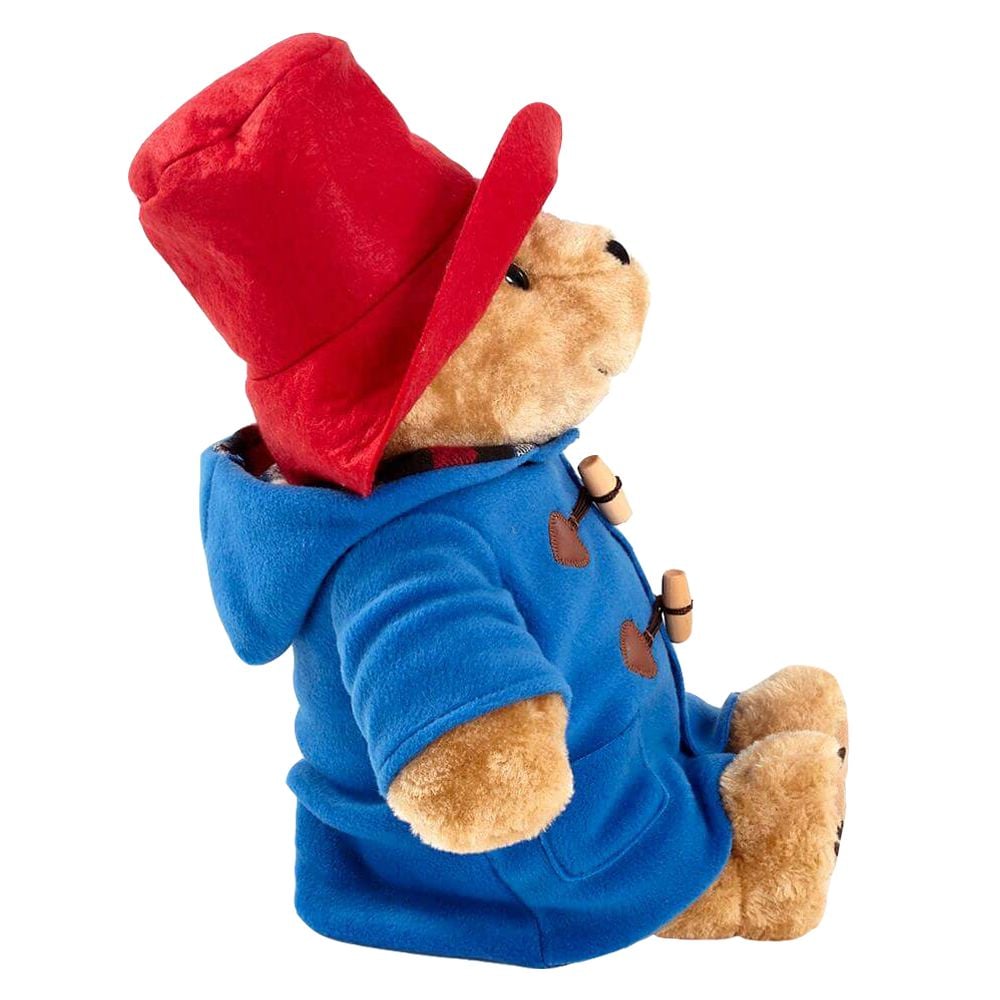 Jucarie de plus, Rainbow Designs, Ursuletul Paddington cu haina albastra, asezat, 30 cm