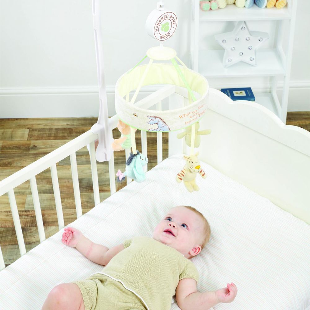 Carusel muzical pentru patut, Rainbow Designs, Winnie the Pooh