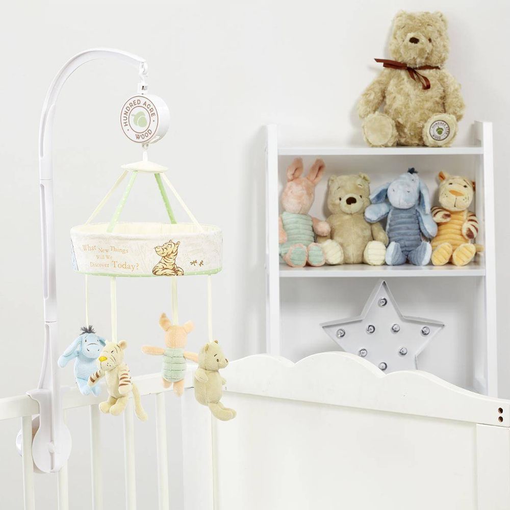 Carusel muzical pentru patut, Rainbow Designs, Winnie the Pooh