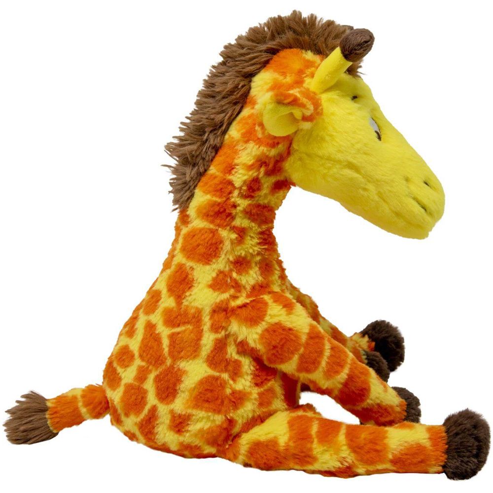 Jucarie de plus, Rainbow Designs, Gerald, Girafele nu stiu sa danseze, 25 cm