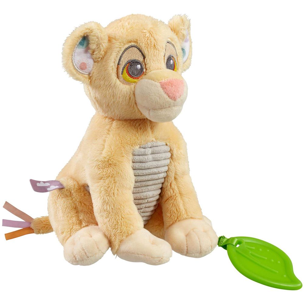 Jucarie senzoriala de plus, Rainbow Designs, Lion King, 18 cm