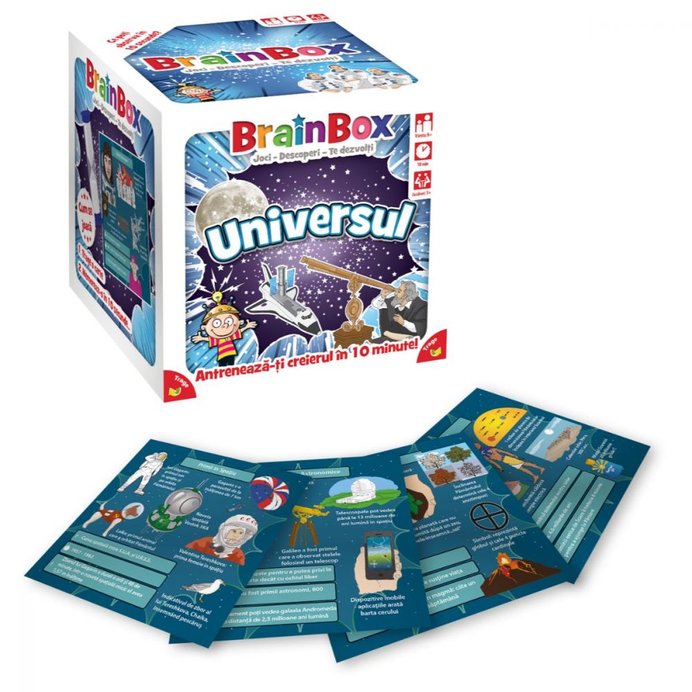 Joc educativ BrainBox, Universul