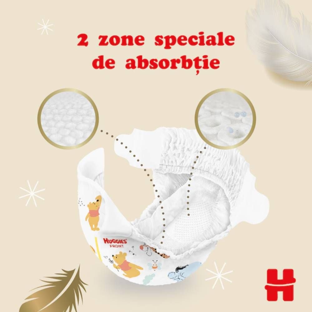 Scutece Huggies, Extra Care Mega, Nr 4, 8-16 kg, 60 buc
