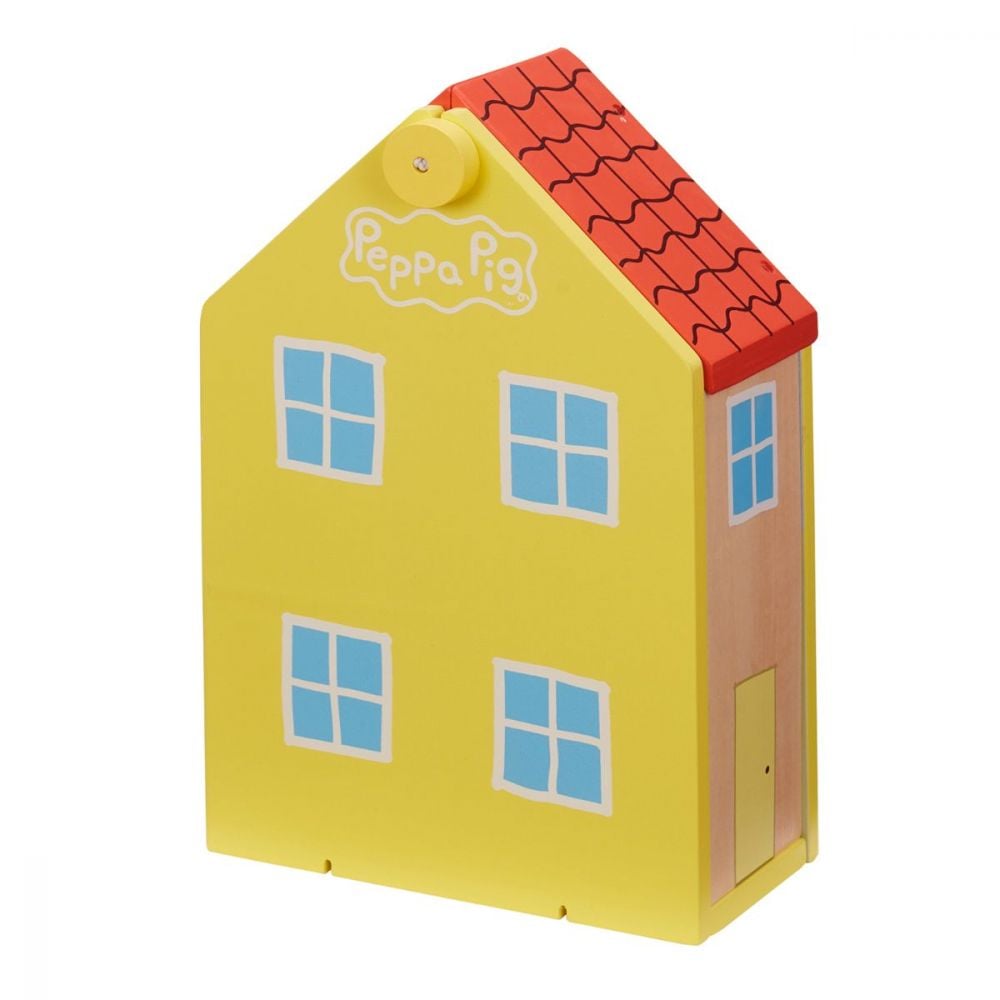 Set casa din lemn cu accesorii si figurina, Peppa Pig