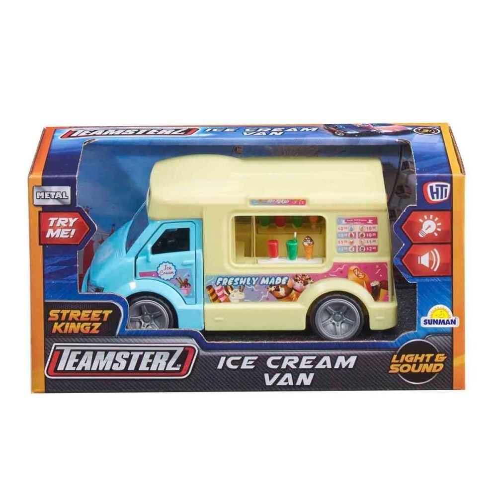 Camion de inghetata Teamsterz, cu lumini si sunete, Street Kings