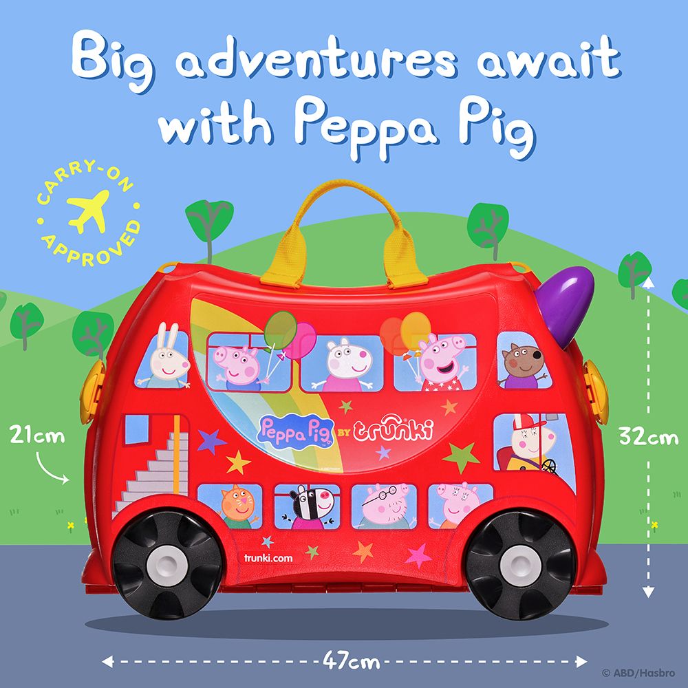 Valiza pentru copii, Trunki, Peppa Pig
