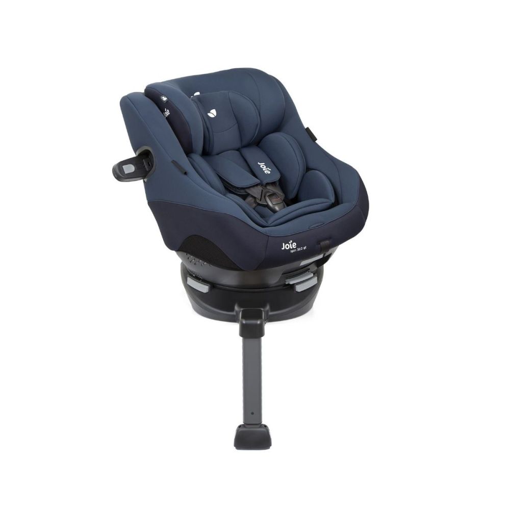 Scaun auto rotativ Joie, cu isofix, Spin 360 grade, Deep Sea, 0-18 kg