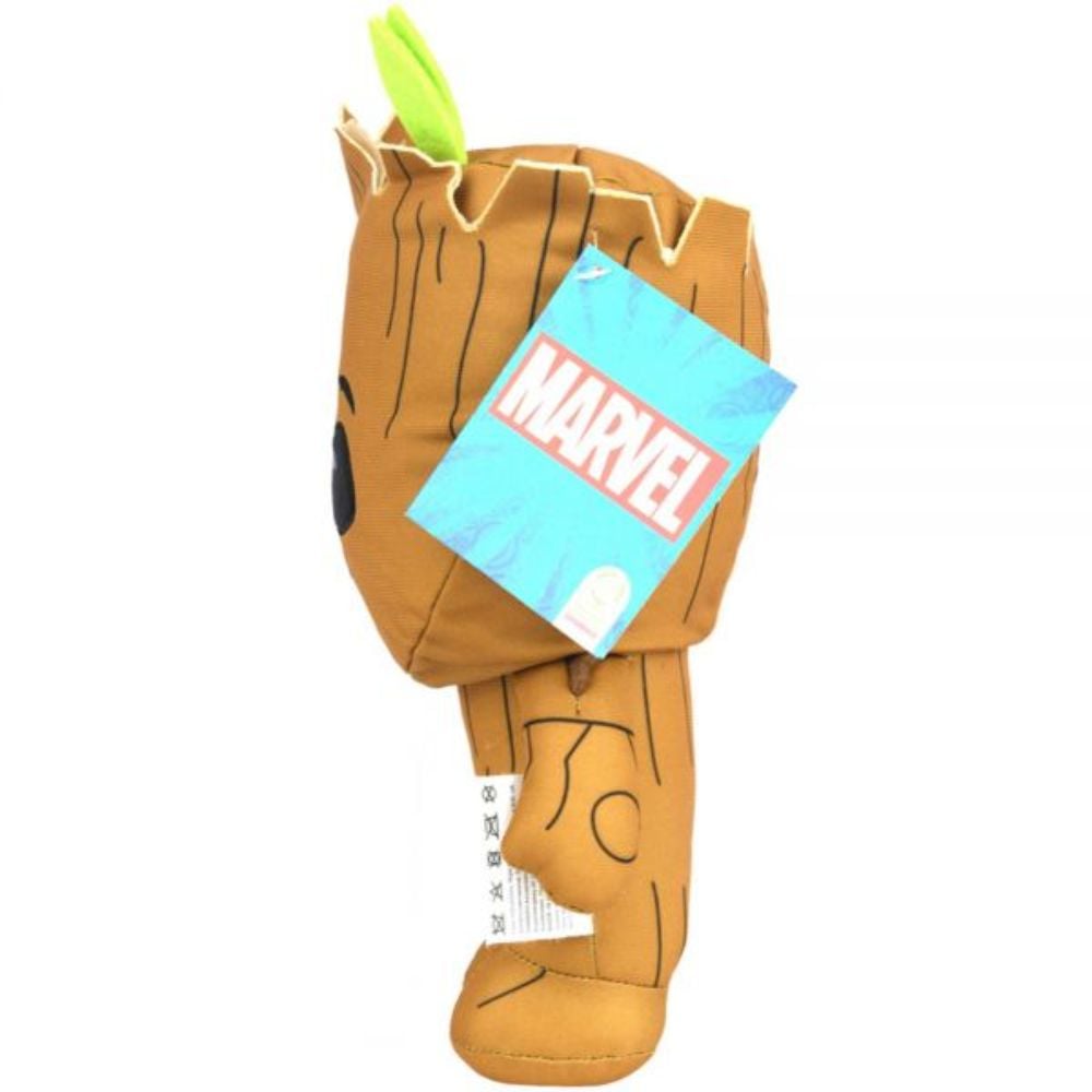 Jucarie din material textil cu sunete, Sambro, Baby Groot, Marvel, 26 cm