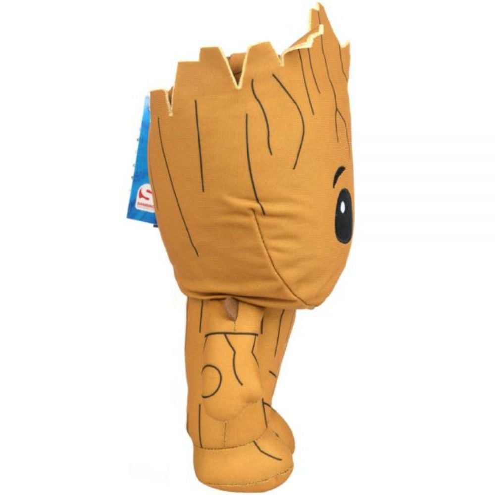 Jucarie din material textil cu sunete, Sambro, Baby Groot, Marvel, 26 cm