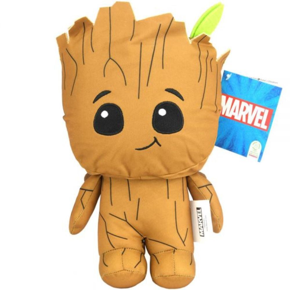 Jucarie din material textil cu sunete, Sambro, Baby Groot, Marvel, 26 cm
