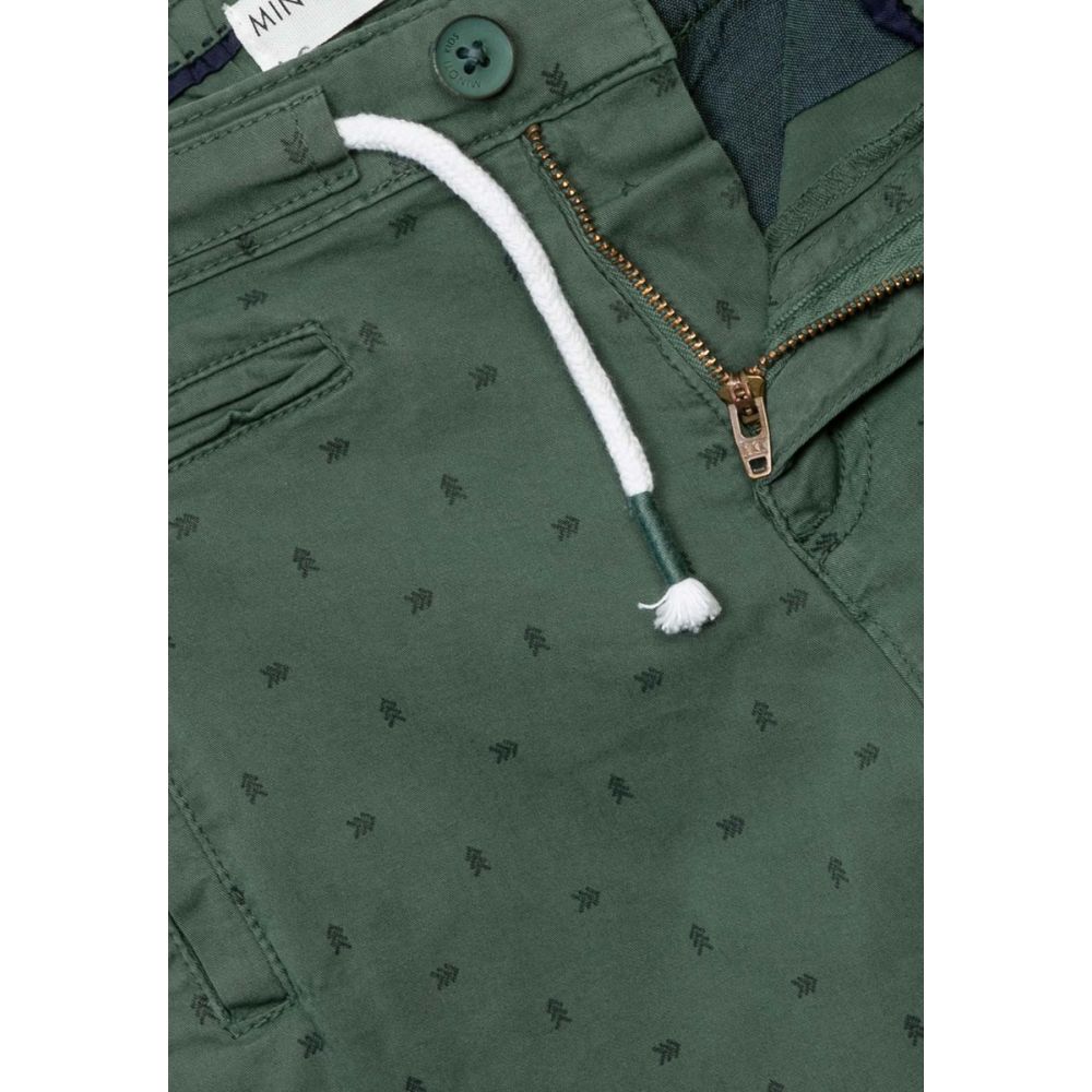 Pantaloni scurti cu talie elastica, Minoti, Verde