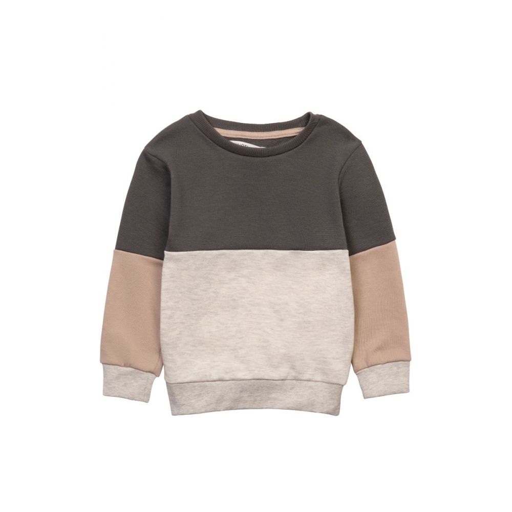 Set bluza si pantaloni scurti, Minoti, Bej