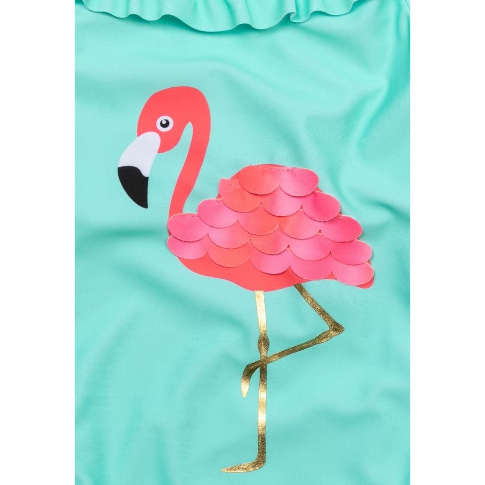 Costum de baie intreg, Minoti, flamingo verde