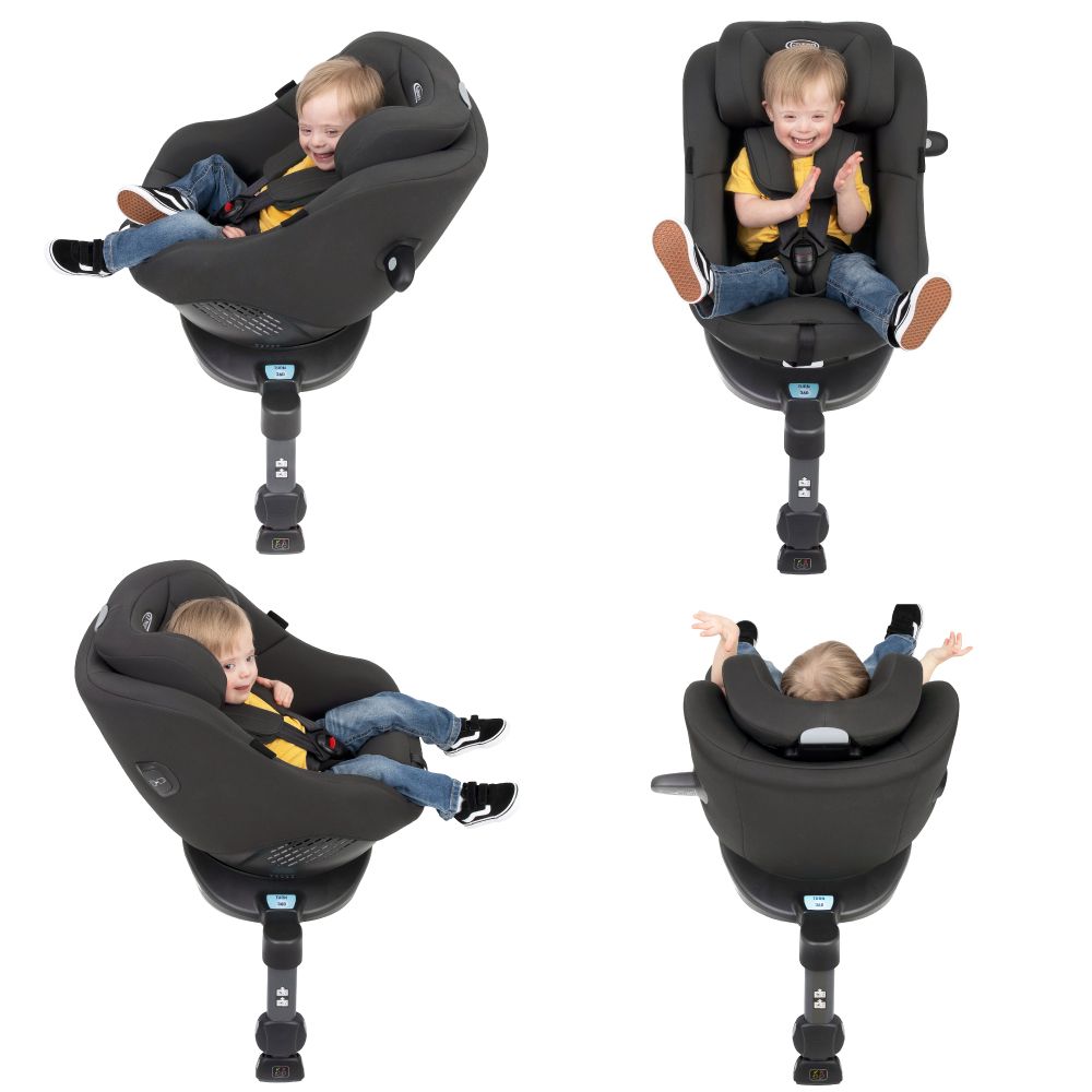 Scaun auto rotativ 360, Graco, Turn2Me I-Size, Navy