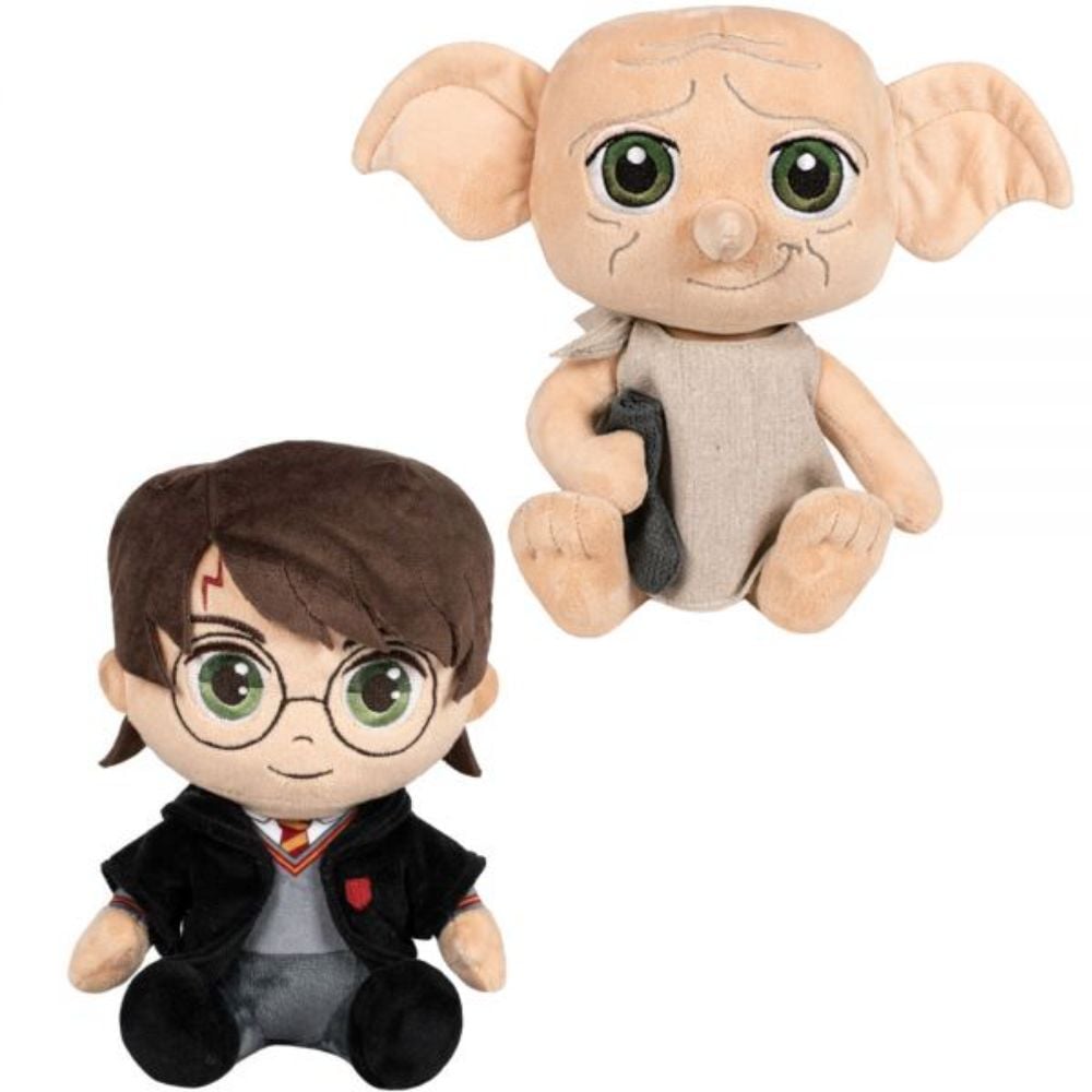 Set 2 jucarii de plus, Play by Play, Harry Potter, 16 cm si Dobby, 15 cm