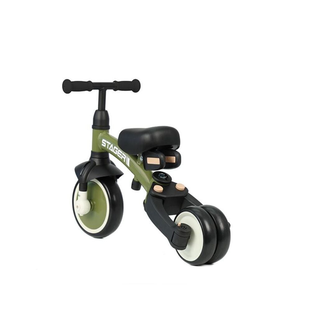 Tricicleta evolutiva pliabila, Qplay Stager, Verde