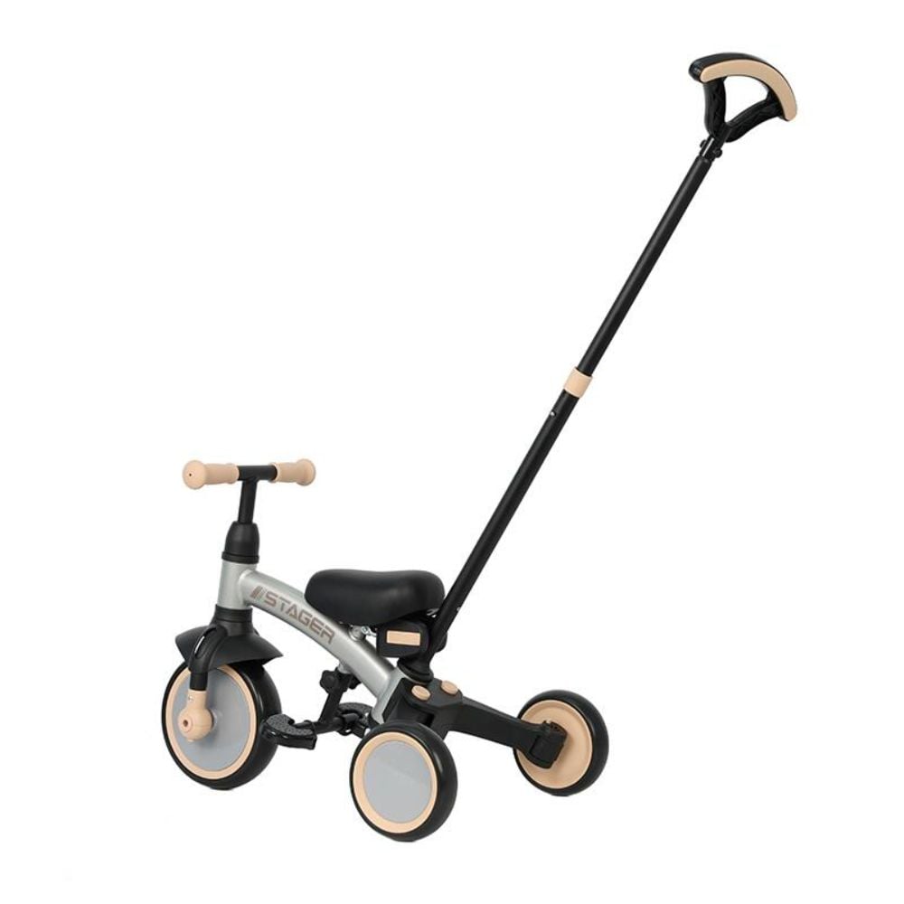 Tricicleta evolutiva pliabila, Qplay Stager, Argintiu