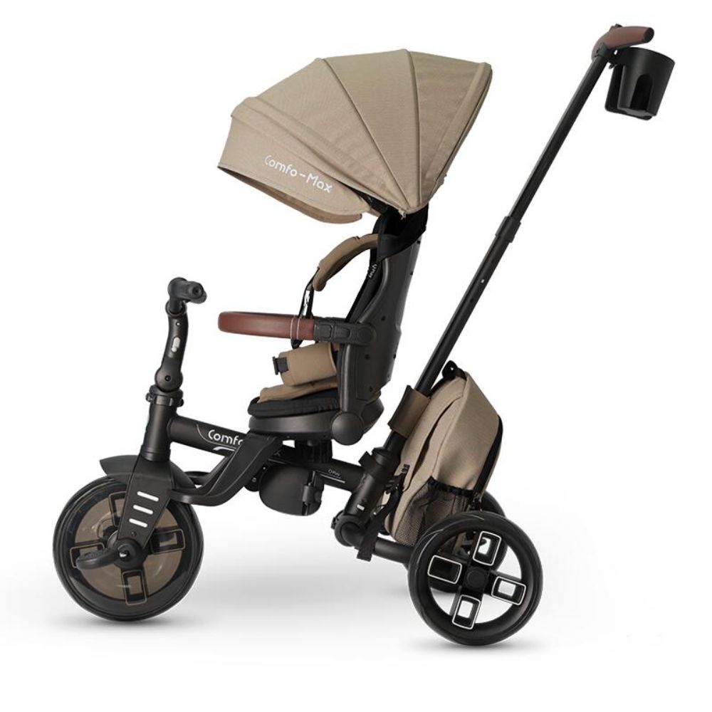 Tricicleta ultrapliabila, Qplay Comfo Max, Bej